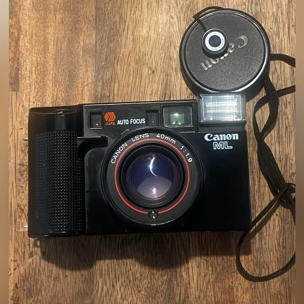 Canon ML Black Film Camera with Auto Focus - no workings